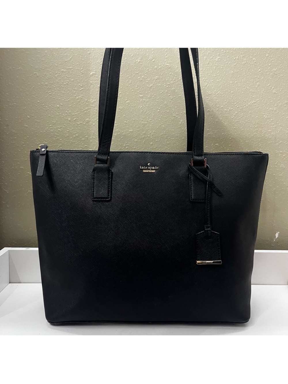 KATE SPADE BLack Laurel Way Mulberry Laptop Work Tote Shoulder Bag